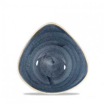 Skál triangle 15,3cm Stonecast blueberry
